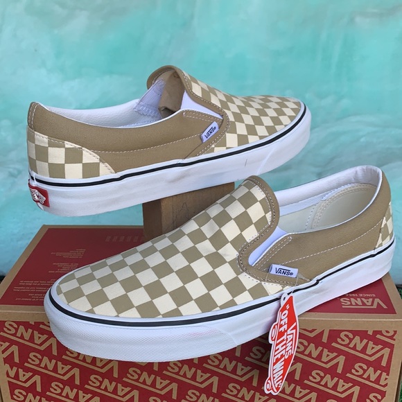 VANS CLASSIC SLIP ON CHEKRBRD Cornstalk/Tr wht men - Picture 5 of 16